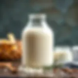 Fresh milk ready for fermentation