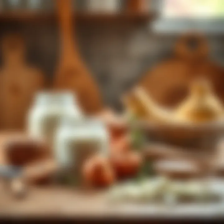 Tools and ingredients for yogurt fermentation