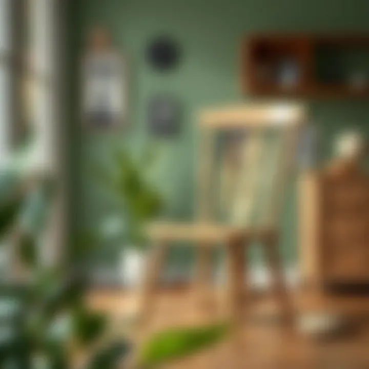 Post-paint care for maintaining wooden chair aesthetics