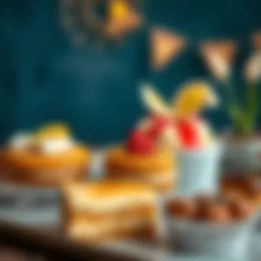 Variety of cakes made in an airfryer