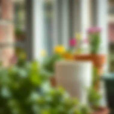 Container selection for balcony gardening