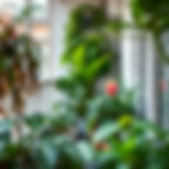 Diverse plant selection for small spaces