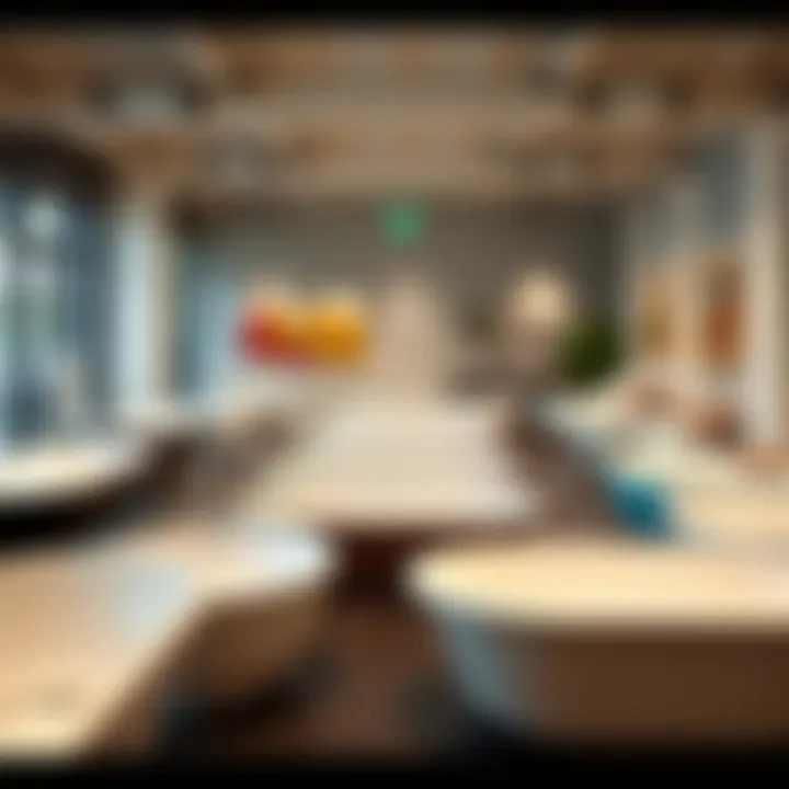 Variety of bathtubs displayed in a showroom