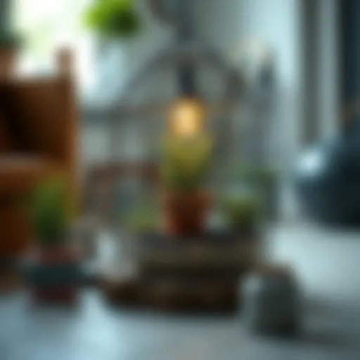 Creative DIY project showcasing upcycled materials