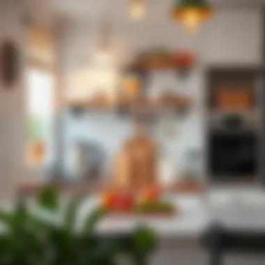 Charming Kitchen Setup Charming kitchen setup emphasizing the blend of utility and visual allure