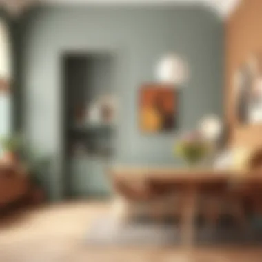 A palette showcasing complementary colors for brown.