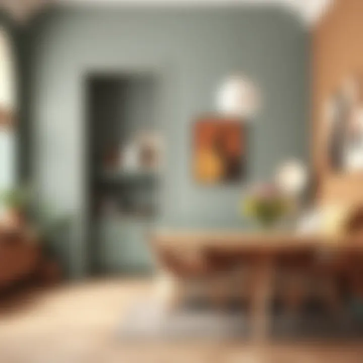 A palette showcasing complementary colors for brown.