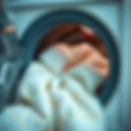 Washing cotton blanket in a machine