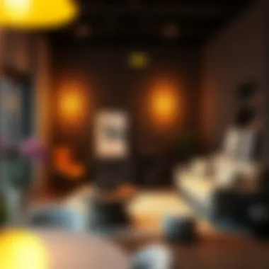 Effective lighting techniques creating an inviting ambiance