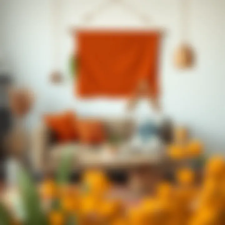 DIY project utilizing brown color mixtures.