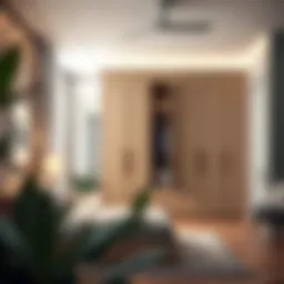 Elegant modern wardrobe design