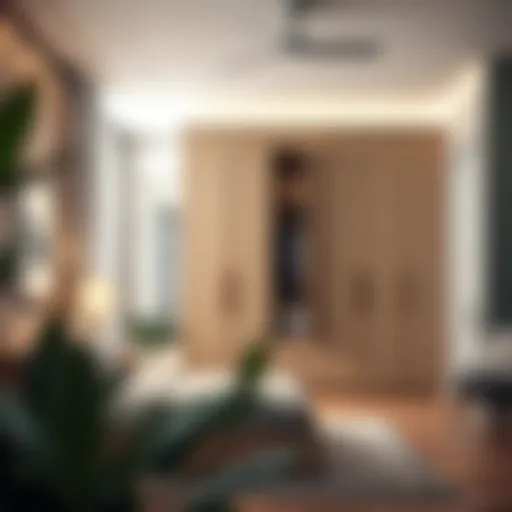 Elegant modern wardrobe design