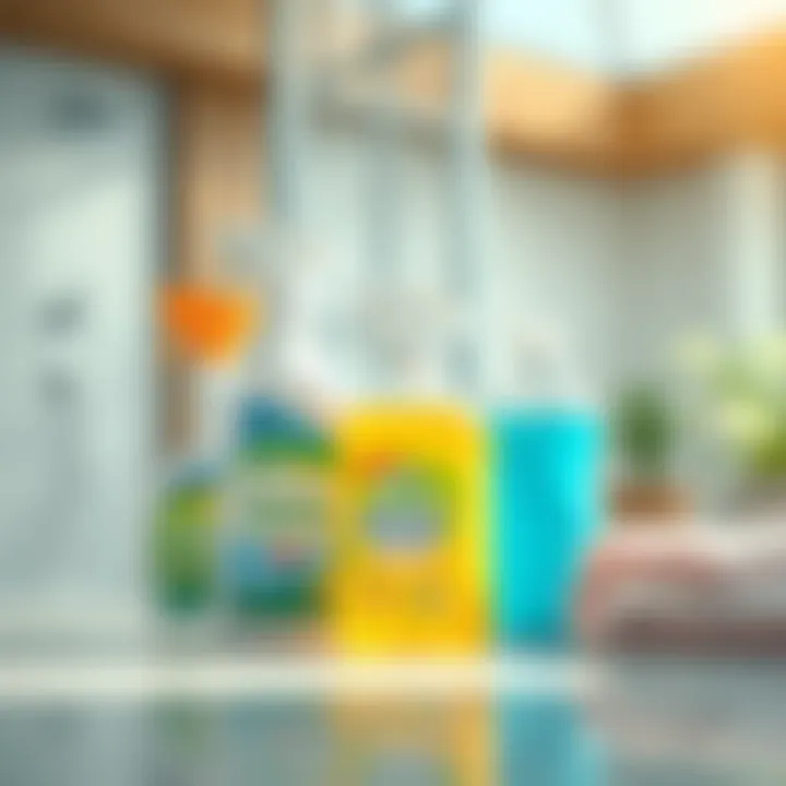 Eco-Friendly Cleaning Supplies Eco-friendly cleaning supplies for shower cabins