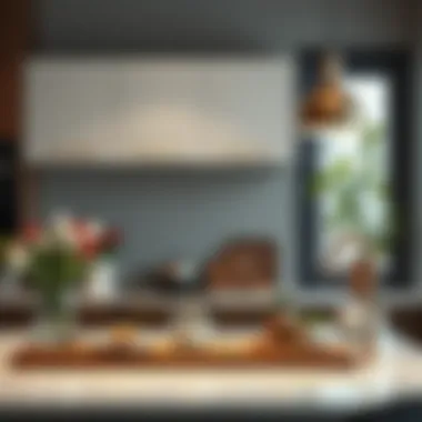 Elegant Kitchen Countertop Arrangement Elegant kitchen countertop arrangement showcasing functionality and design