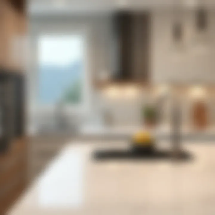 Elegant material choices for countertops