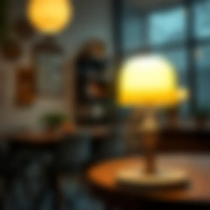 Demonstration of energy-efficient lamp usage