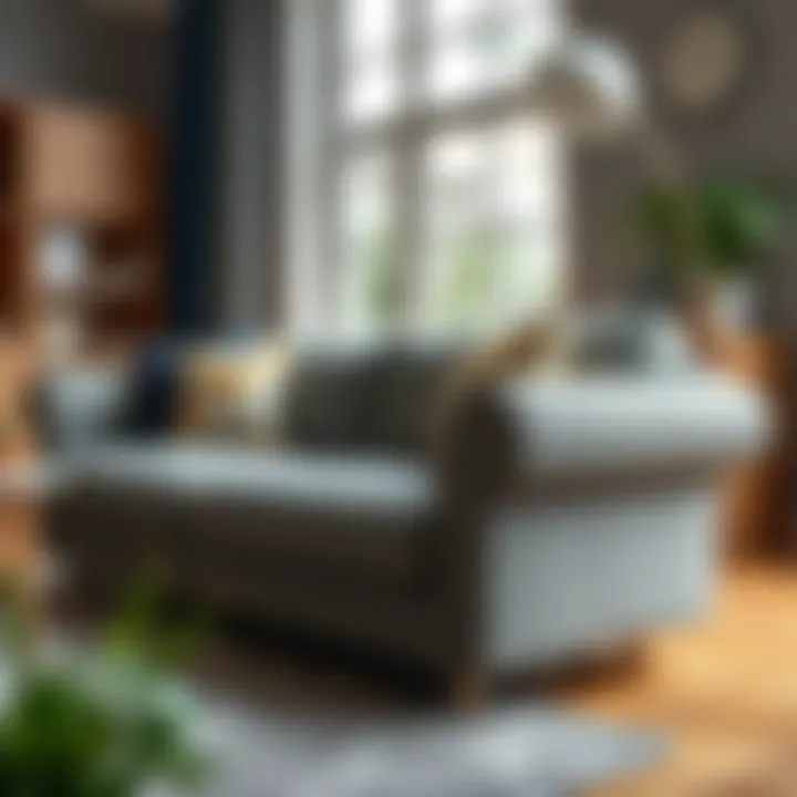 Care tips for maintaining a grey sofa