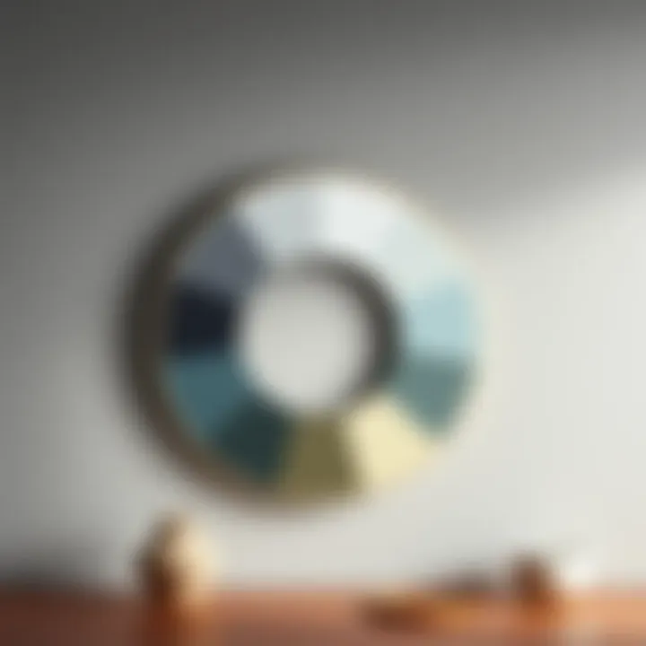 Color wheel showcasing gray's relationship with other colors.