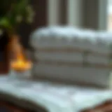 Elegant embroidery design for towel edges