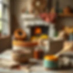 A vibrant display of primary colors used to create brown.