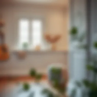 Detailed installation of skirting boards in a stylish home