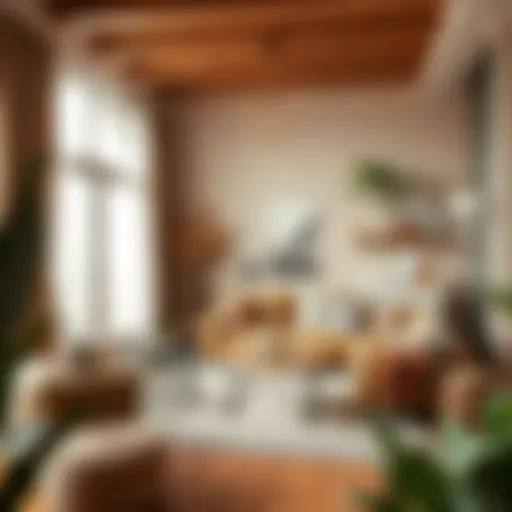 Cozy Living Room in Brown Shades Warm brown living room with natural decor