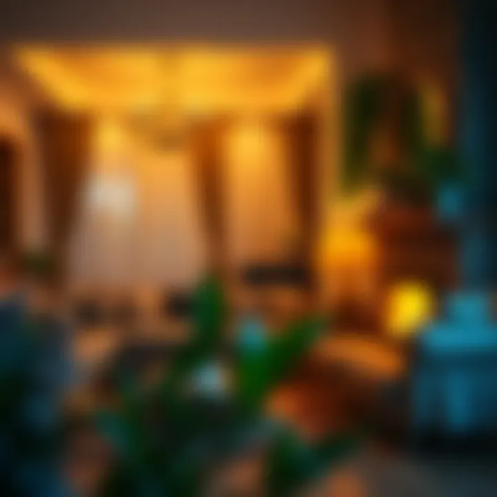 Creating a Cozy Atmosphere A cozy and inviting atmosphere created with strategic lighting