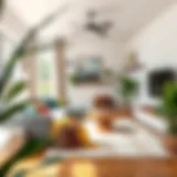 A Fresh Start in Your Living Space Vibrant living room after winter cleaning