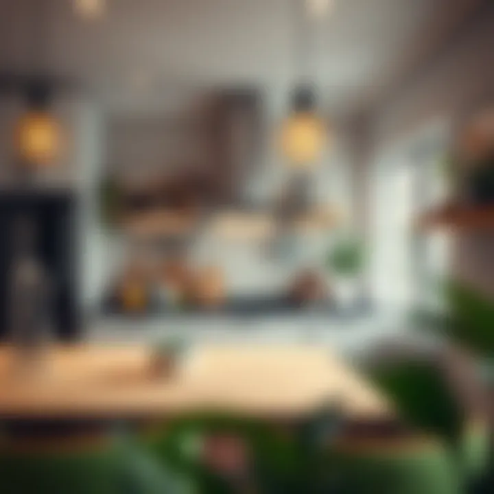 Inspiring Kitchen Interior An inspiring kitchen interior reflecting personal style and creativity.