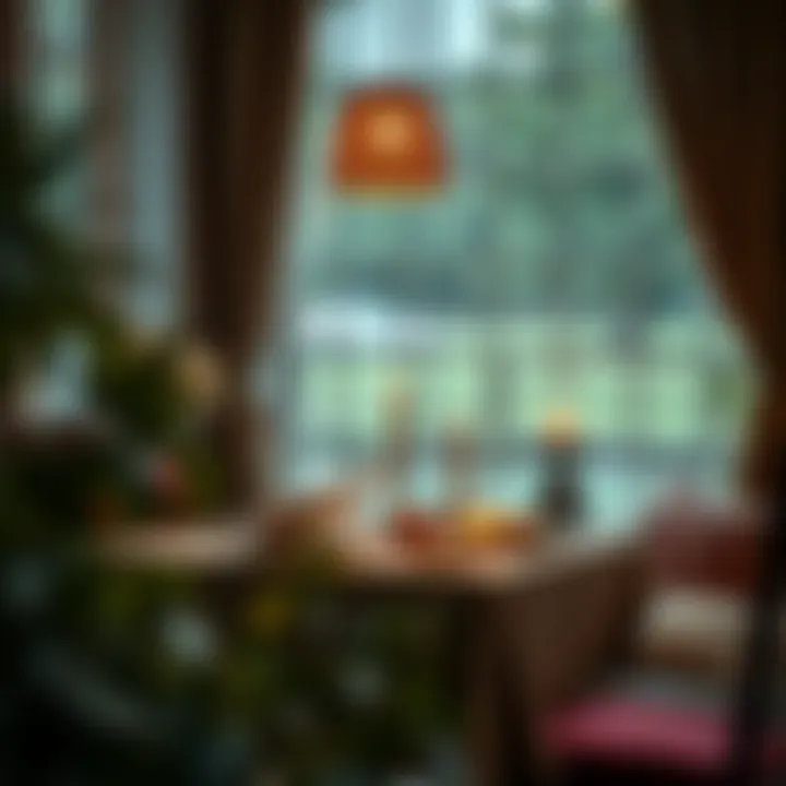 A cozy setup for a romantic dinner date