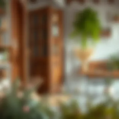 Natural Materials for DIY Door Decoration DIY door decoration using natural materials