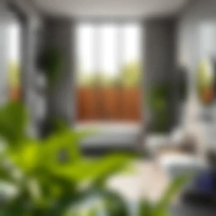 Sustainable Luxury in Contemporary Bathrooms A luxurious bathroom with sustainable materials and greenery.