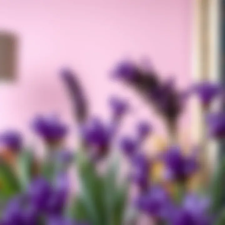 Purple in Art: A Symbol of Creativity Artistic representation of purple as a symbol of creativity and inspiration