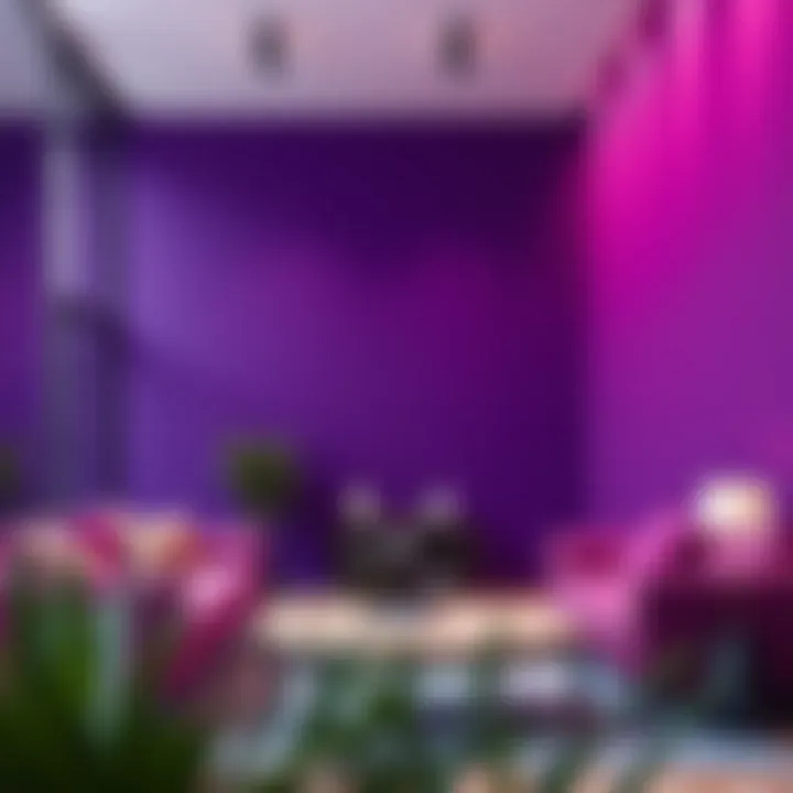 Exploring the Depth of Purple Hues A mesmerizing gradient of purple shades showcasing the diversity of hues