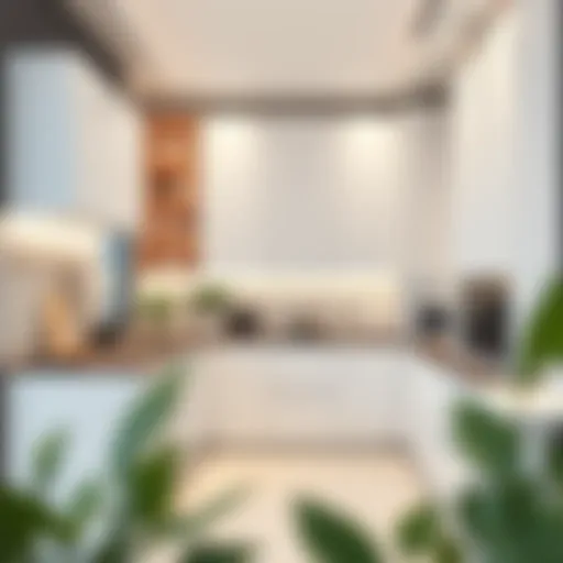 Stylish modern kitchen featuring sleek cabinetry and innovative storage solutions