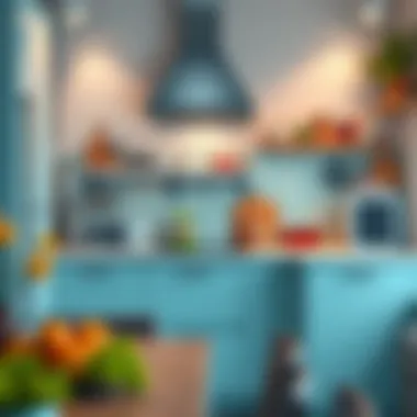 Diverse range of contemporary kitchen gadgets