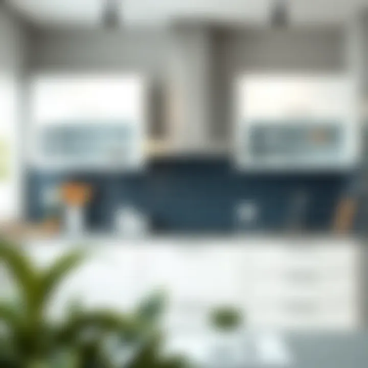 Before and after kitchen tile makeover