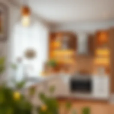 Trendy tulle designs that elevate kitchen interiors.