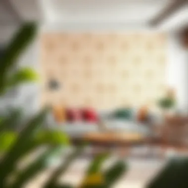 Artistic approach to wallpaper application