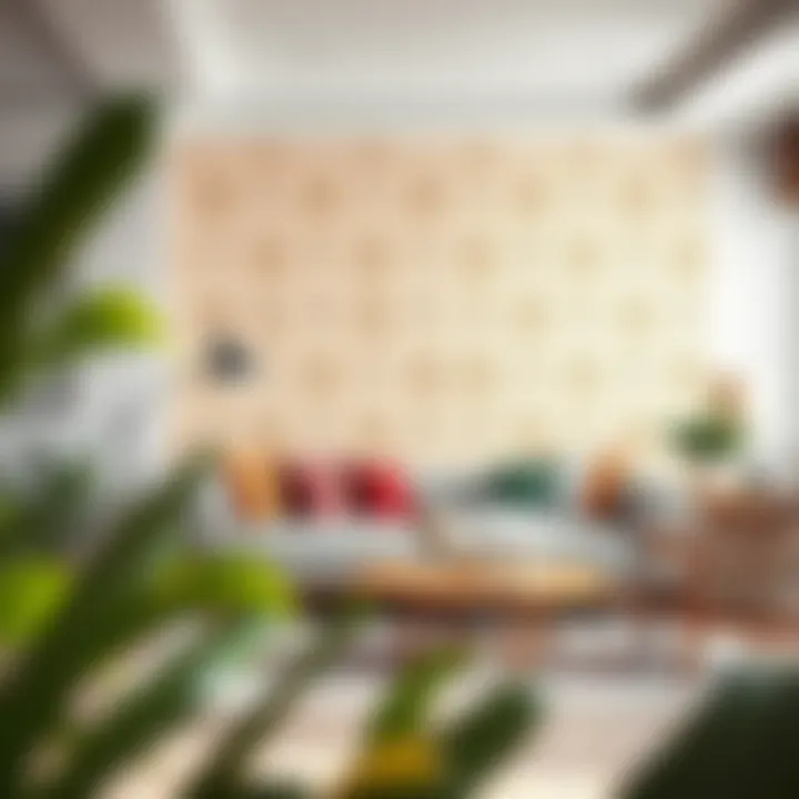 Artistic approach to wallpaper application