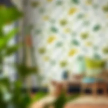 Eco-friendly wallpaper options showcasing sustainability