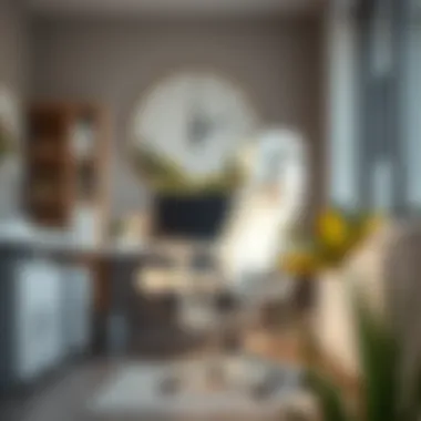 Ergonomic white office chair promoting comfort.