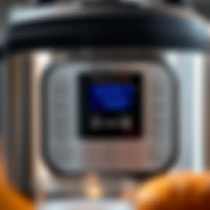 Control panel of an electric pressure cooker