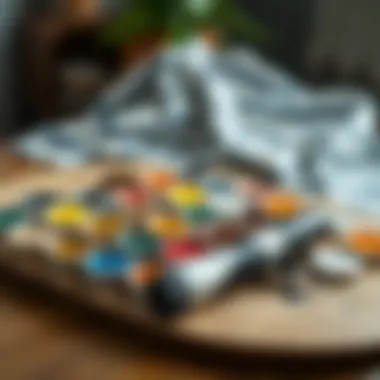 An array of high-quality oil paints displayed in a wooden palette