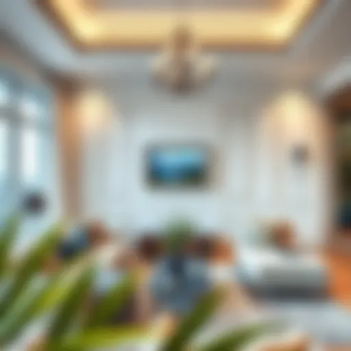 Elegant living room with modern decor