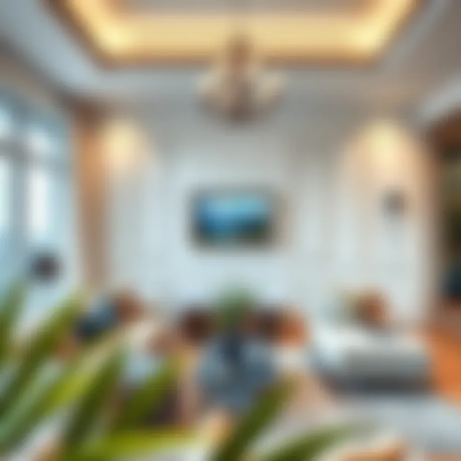 Elegant living room with modern decor