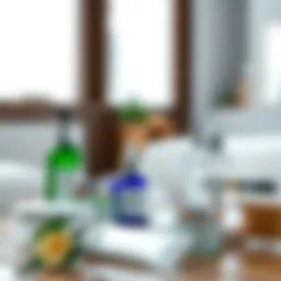 Essential skincare products laid out for an effective routine