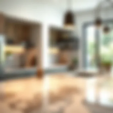 Stylish Materials in Kitchen Countertops Stylish materials used in kitchen countertops enhancing aesthetic appeal