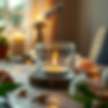 Mold setup for transparent candle forming