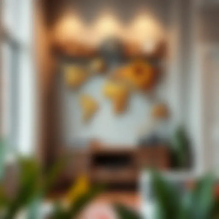 Artistic Wall Decor Unique wall art creation showcasing artistic flair